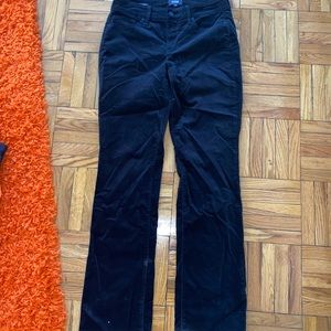 Corduroy black NYDJ/ straight leg